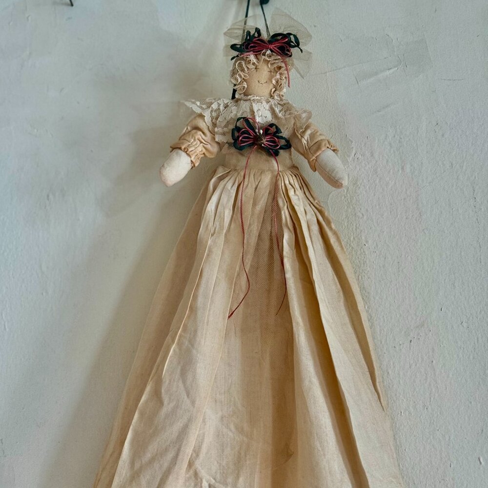 One of a Kind Vintage Teapot Handmade Doll